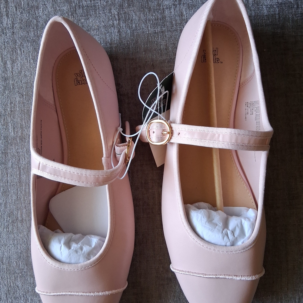 wild fable Pale Pink Mary Jane Flats with Buckle